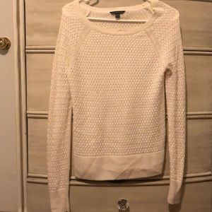 Cream American Eagle sweater